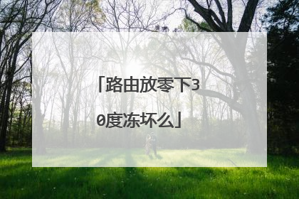 路由放零下30度冻坏么