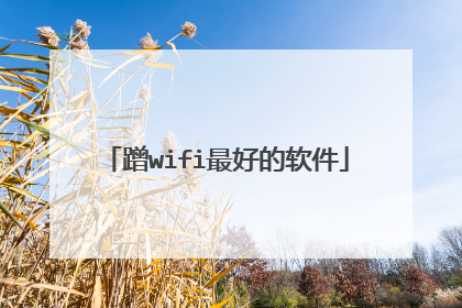 蹭wifi最好的软件