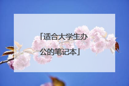 适合大学生办公的笔记本