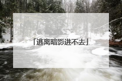 逃离暗影进不去