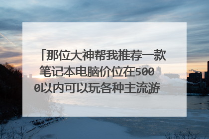 那位大神帮我推荐一款笔记本电脑价位在5000以内可以玩各种主流游戏如LoL,CF,冰封王座等还有就是