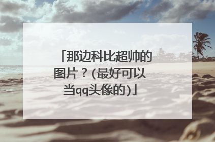 那边科比超帅的图片？(最好可以当qq头像的)