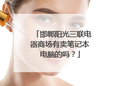 邯郸阳光三联电器商场有卖笔记本电脑的吗？
