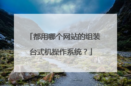 都用哪个网站的组装台式机操作系统?
