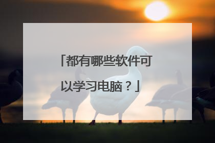 都有哪些软件可以学习电脑？