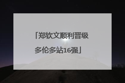 郑钦文顺利晋级多伦多站16强