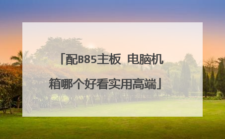 配B85主板 电脑机箱哪个好看实用高端