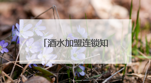 酒水加盟连锁知名品牌推荐个?