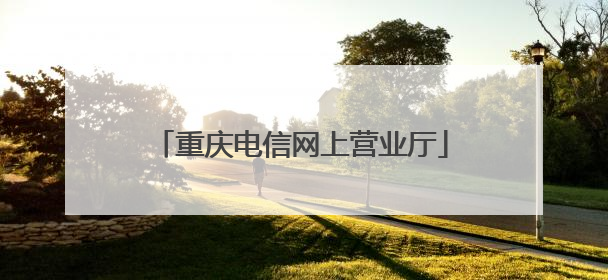 重庆电信网上营业厅