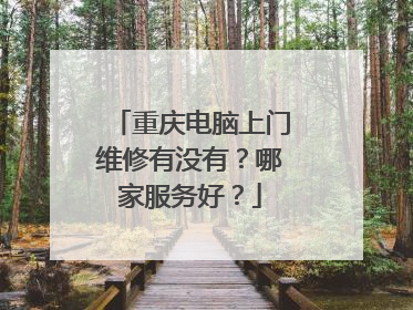 重庆电脑上门维修有没有?哪家服务好?