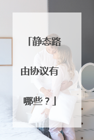 静态路由协议有哪些？