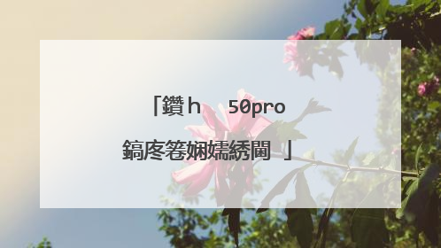 鑽h��50pro鎬庝箞娴嬬綉閫�