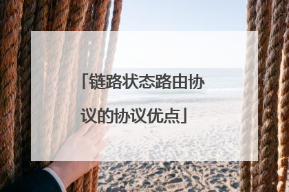 链路状态路由协议的协议优点