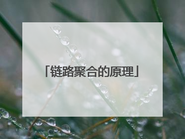 链路聚合的原理