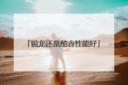 锐龙还是酷睿性能好