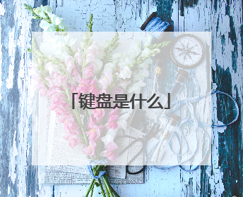 键盘是什么