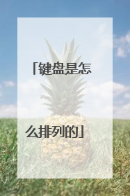 键盘是怎么排列的