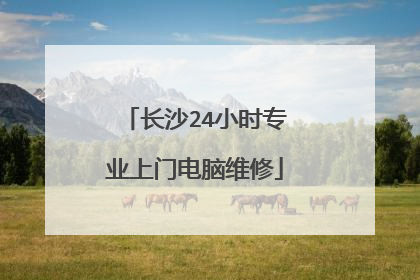 长沙24小时专业上门电脑维修