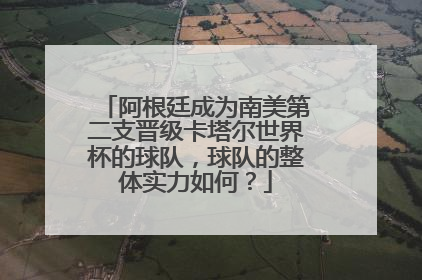 阿根廷成为南美第二支晋级卡塔尔世界杯的球队，球队的整体实力如何？