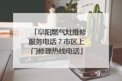 阜阳燃气灶维修服务电话?市区上门修理热线电话