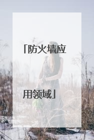 防火墙应用领域