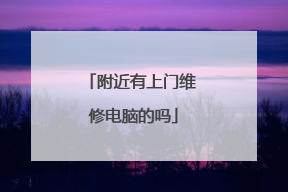 附近有上门维修电脑的吗