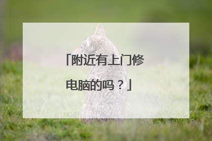 附近有上门修电脑的吗？