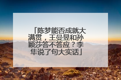 陈梦能否成就大满贯，王曼昱和孙颖莎答不答应？李隼说了句大实话
