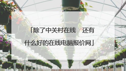 除了中关村在线  还有什么好的在线电脑报价网