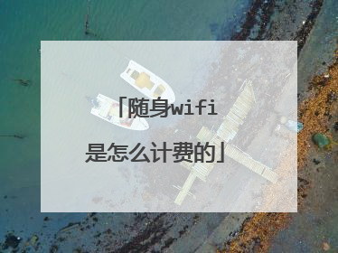 随身wifi是怎么计费的