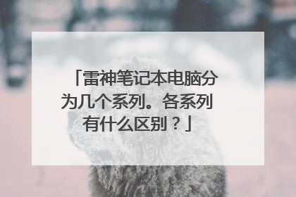 雷神笔记本电脑分为几个系列。各系列有什么区别?
