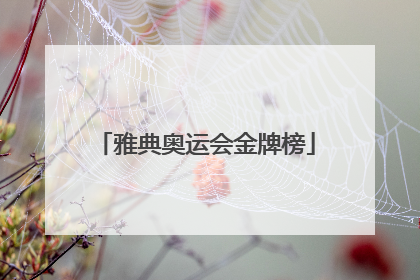 雅典奥运会金牌榜