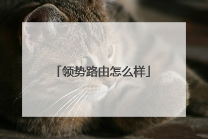 领势路由怎么样