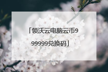 领沃云电脑云币999999兑换码