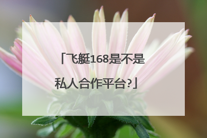 飞艇168是不是私人合作平台?