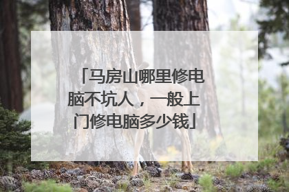 马房山哪里修电脑不坑人,一般上门修电脑多少钱