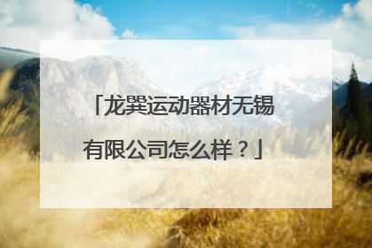 龙巽运动器材无锡有限公司怎么样？