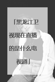 黑龙江卫视现在直播的是什么电视剧
