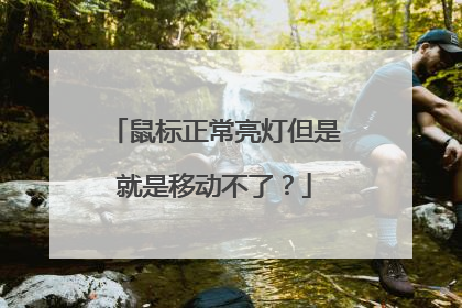 鼠标正常亮灯但是就是移动不了？