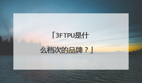 3FTPU是什么档次的品牌?