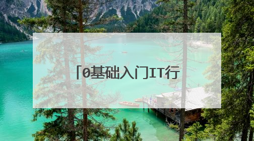 0基础入门IT行业学哪个方面好?