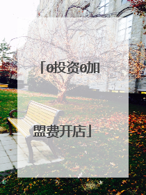 0投资0加盟费开店