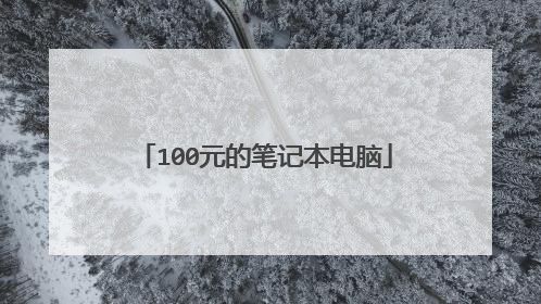 100元的笔记本电脑