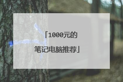 1000元的笔记电脑推荐