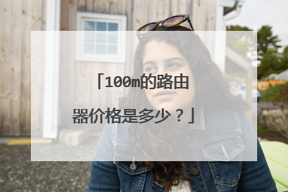 100m的路由器价格是多少？