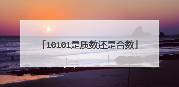 10101是质数还是合数