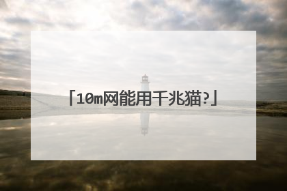 10m网能用千兆猫?