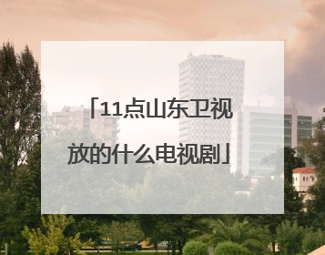 11点山东卫视放的什么电视剧
