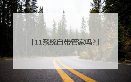 11系统自带管家吗?