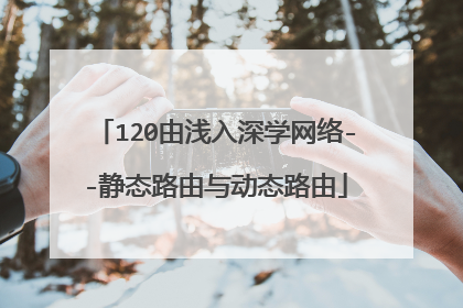 120由浅入深学网络--静态路由与动态路由